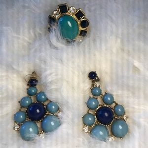 Ring and earrings set